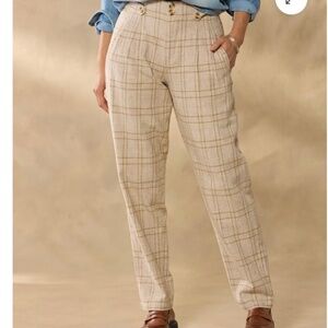 Sundance Vivienne plaid Pants Size 14‎